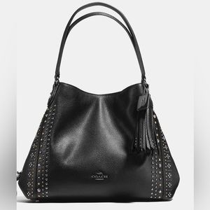 Coach Edie 31 Bandana Rivets purse